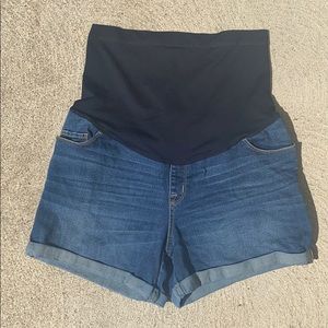 Maternity Jean Shorts Liz Lange